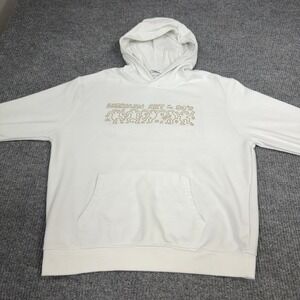 Keith Haring American Art of the 80s Hoodie Mens S White Gold Graphic Pullover